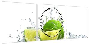 Obraz - Limes (z zegarem) (90x30 cm)