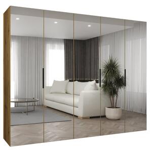 Szafa uchylna otwierana Marbella 3 250 wys. 202 cm artisan + u. czarny