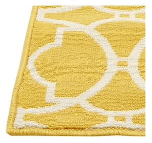 Żółty dywan odpowiedni na zewnątrz Floorita Interlaced, 160x230 cm