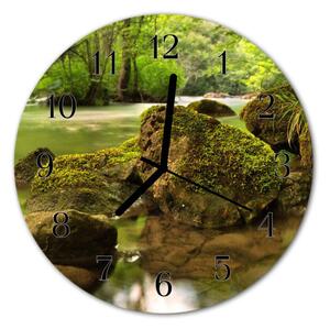 Zegar ścienny okrągły Rzeka
