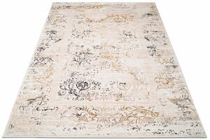 Prostokątny beżowy dywan w orientalny wzór - Nena 5X