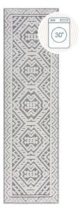 Szary chodnik z szenilu odpowiedni do prania 60x240 cm Jaipur – Flair Rugs