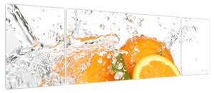 Obraz - Soczyste pomarańcze (170x50 cm)
