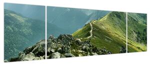 Obraz - Krajobraz górski (170x50 cm)