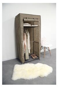 Beżowa szafa tekstylna Compactor Wardrobe, wys. 147 cm