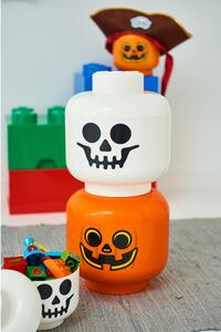 Pomarańczowe pudełko do przechowywania LEGO® Pumpkin Head L