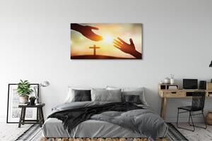 Obraz na płótnie Ręce krzyż