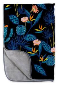 Dwustronny pled z mikrowłókna Surdic Cactussino, 130x170 cm