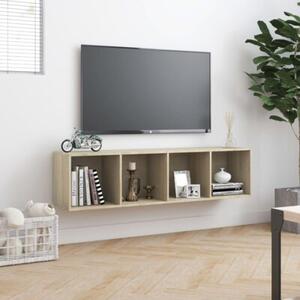 Regał na książki/szafka tv, kolor dąb sonoma, 143x30x36 cm