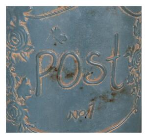 Zielononiebieska skrzynka pocztowa Antic Line Lettres Bleue