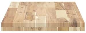 Półki ścienne, 3 szt., 100x40x4 cm, surowe lite drewno akacjowe