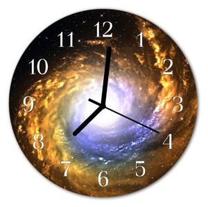 Zegar szklany okrągły Kosmos