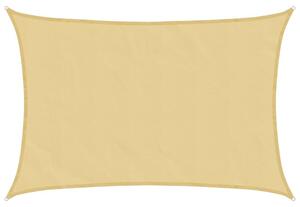 Żagiel przeciwsłoneczny, piaskowy, 2,5x2 m, 100% poliester