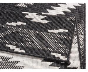 Czarno-kremowy dywan odpowiedni na zewnątrz NORTHRUGS Malibu, 80x150 cm
