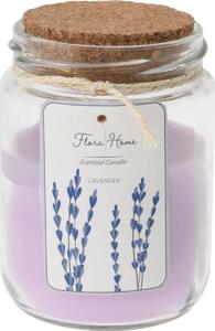 Świeczka w szklanym pojemniku Flora home Lavender, 6,5 x 9,5 cm
