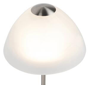 Designerska lampa stołowa stal LED ściemnialna - Joya Oswietlenie wewnetrzne