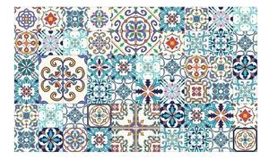 Zestaw 60 naklejek ściennych Ambiance Tiles Azulejos Antibes, 10x10 cm
