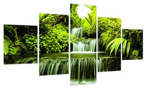 Obraz - Indonezyjskie wodospady (125x70 cm)