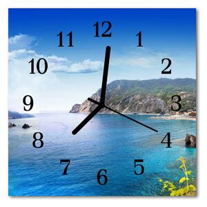 Zegar szklany kwadratowy Zatoka
