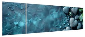 Obraz - Kamienie w kształcie serca (170x50 cm)