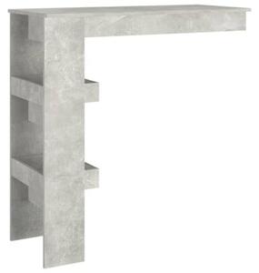 Stolik barowy, szary, 102x45x103,5 cm, materiał drewnopochodny