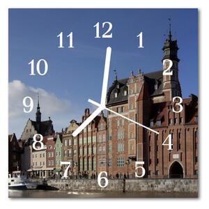 Zegar ścienny kwadrat Gdańsk miasto