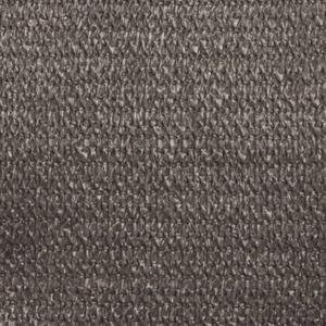 Żagiel przeciwsłoneczny, 160 g/m², antracytowy, 4x4 m, hdpe