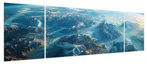 Obraz - Widok z kosmosu (170x50 cm)