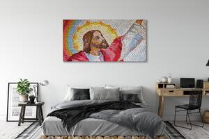 Obraz na płótnie Mozaika Jezus
