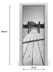 Fototapeta samoprzylepna na drzwi Drewniane molo