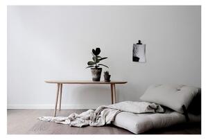 Zielonoszary materac futon 70x200 cm Wrap Olive Green/Dark Grey – Karup Design