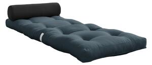 Niebieskoszary materac futon 70x200 cm Wrap Petroleum/Dark Grey – Karup Design