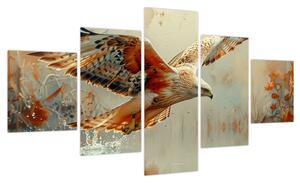 Obraz - Ptak drapieżny (125x70 cm)