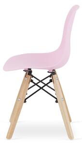 Krzesło dziecięce ZUBI różowe