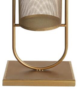 Elegancki świecznik złoty metalowy 53 cm Bohol Beliani