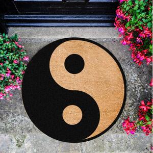 Okrągła wycieraczka Artsy Doormats Yin Yang, ⌀ 70 cm