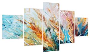 Obraz - Pszenica, abstrakcja (125x70 cm)