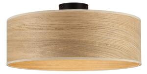 Lampa sufitowa z kloszem z drewna dębowego Sotto Luce TSURI XL, ø 45 cm