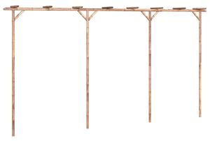 Pergola bambusowa, 385 x 40 x 205 cm