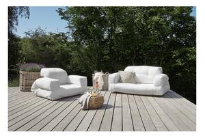 Ciemnoszara sofa rozkładana odpowiednia na zewnątrz Karup Design OUT™ Hippo Dark Grey