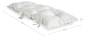 Biały wielofunkcyjny futon odpowiedni na zewnątrz Karup Design OUT™ Sit&Sleep White