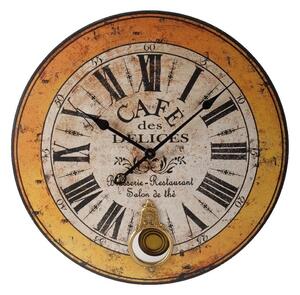 Zegar Antic Line Cafe des Delices, 59 cm