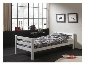 Białe łóżko dziecięce Vipack Pino, 90x200 cm