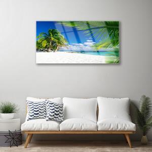 Obraz Szklany Tropikalna Plaża Morze Widok