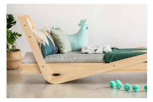 Łóżko dziecięce z drewna sosnowego Adeko Zigzag, 90x200 cm