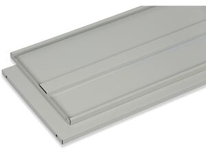 Dodatkowa półka do szafek metalowych, 1200 x 450 mm