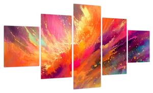 Obraz - Dynamiczna abstrakcja (125x70 cm)