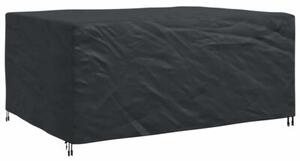 Czarny wodoodporny pokrowiec na meble 240 x 180 x 100 cm