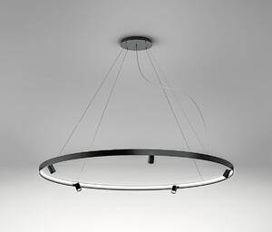 EMWOmeble MOOSEE lampa wisząca CIRCLE SPOT 98 BLACK grafitowa