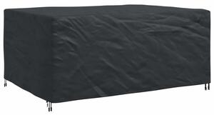 Czarny wodoodporny pokrowiec na meble 240 x 180 x 100 cm